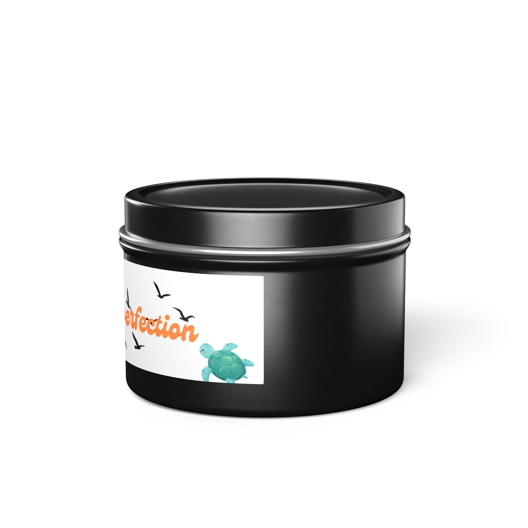 Tin Candle — “Progress Over Perfection” Motivational Scented Tin Candle