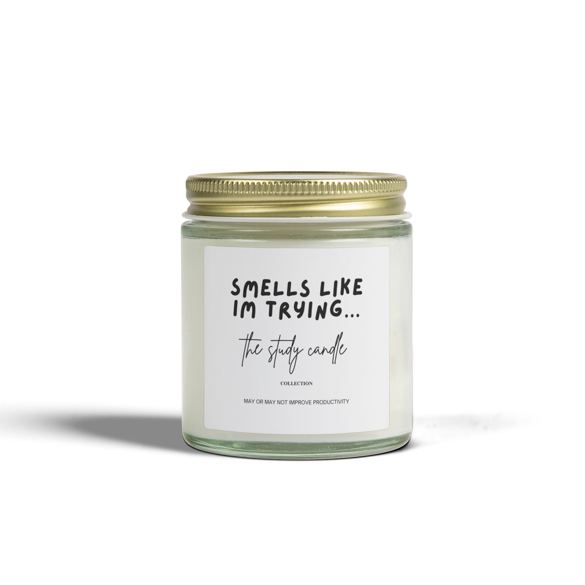 Aesthetic study, candles scented - coconut & apricot (4oz/9oz)