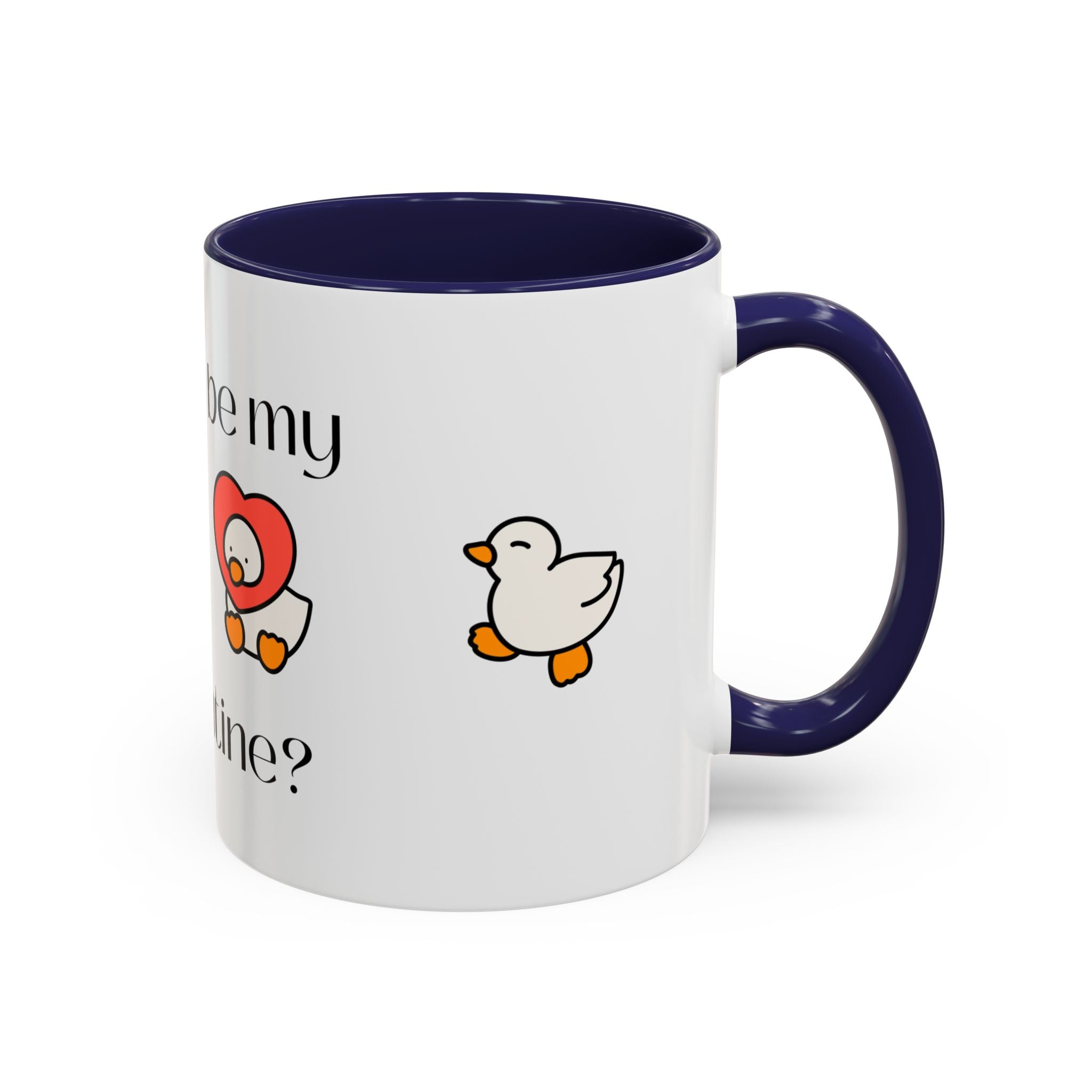 Duckentine Coffee Mug – "Will You Be My Duckentine?" Cute Valentine Gift