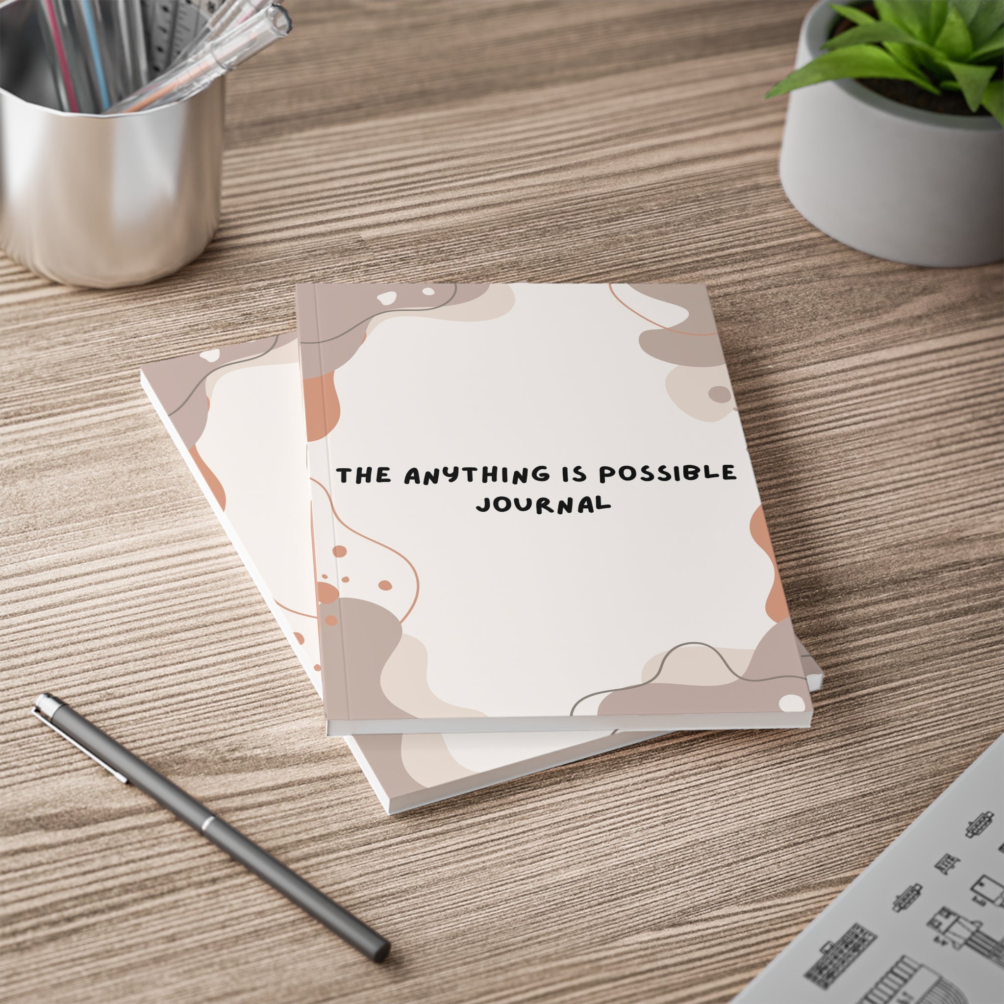 Anything Is Possible A5 Softcover Notebook — Inspirational Journal for Motivation & Organization