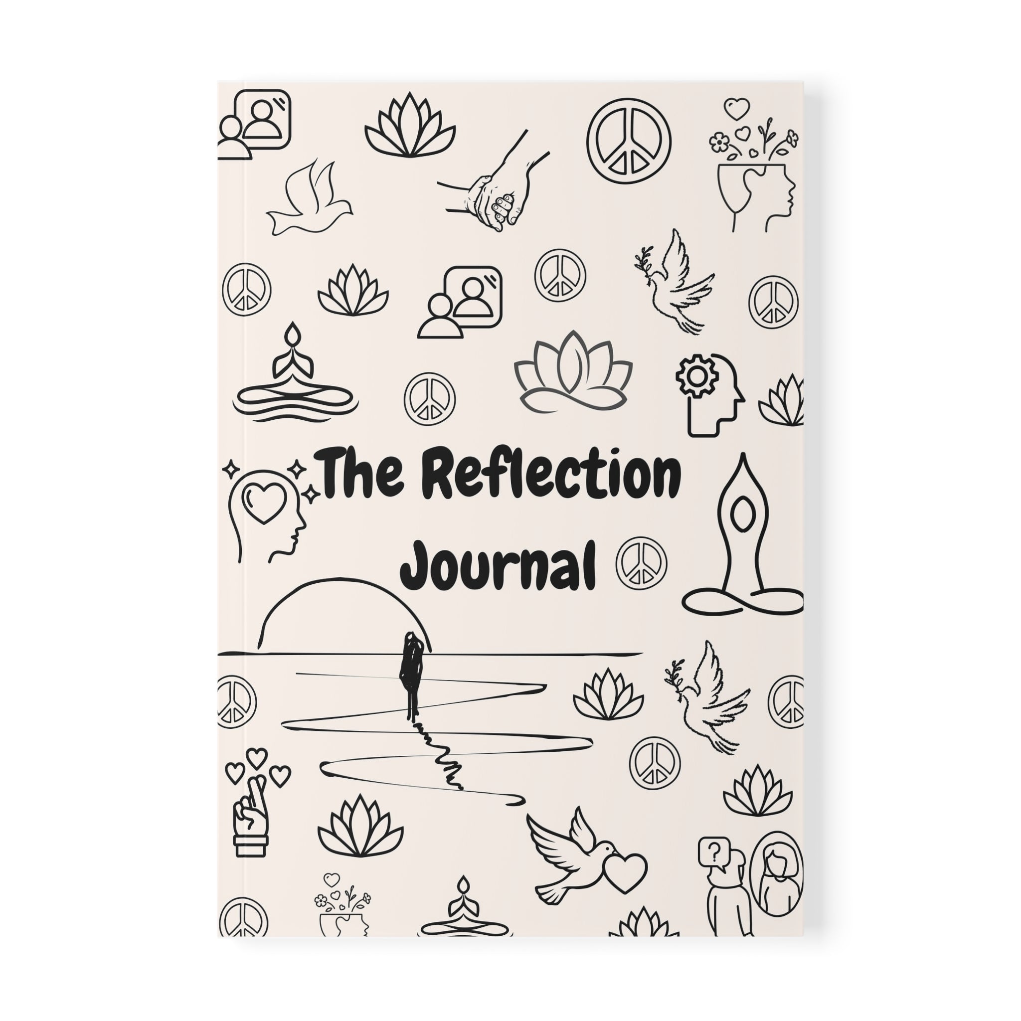 Self-Reflection A5 Notebook — Spiritual Journaling & Productivity Planner