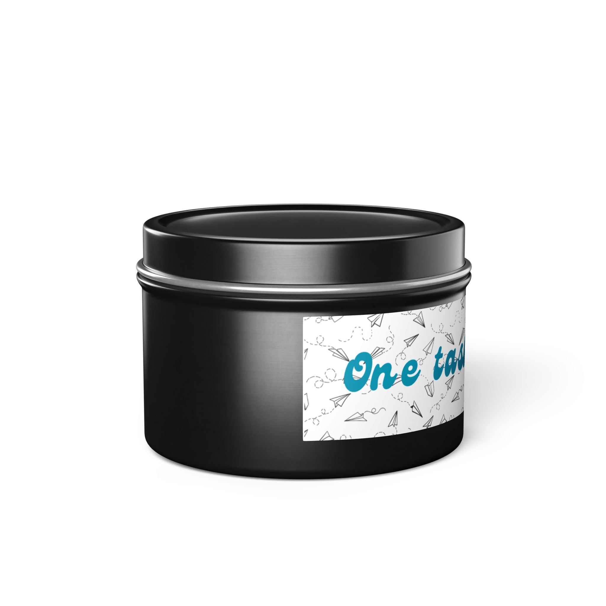 Motivational Tin Candle — “One Task at a Time” Focus & Productivity Gift