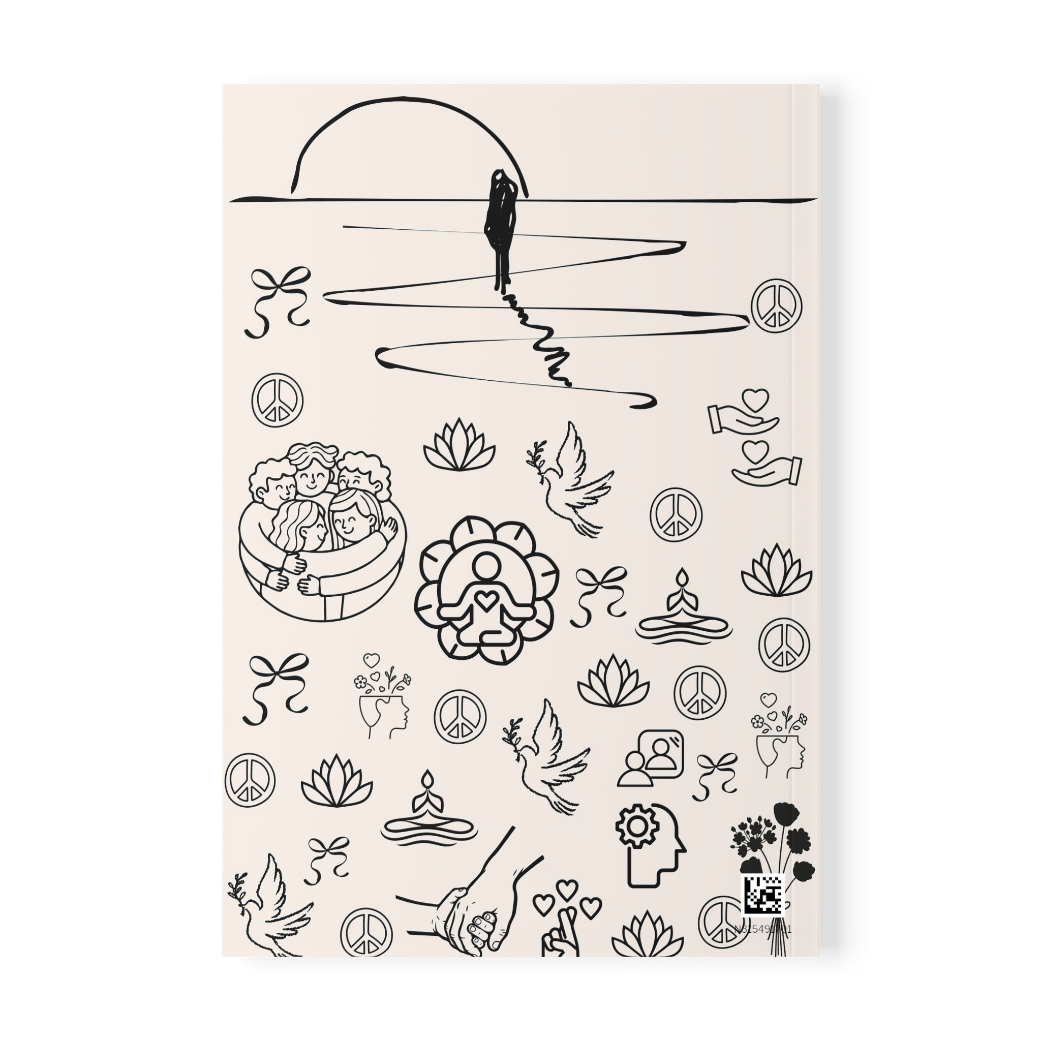 Self-Reflection A5 Notebook — Spiritual Journaling & Productivity Planner