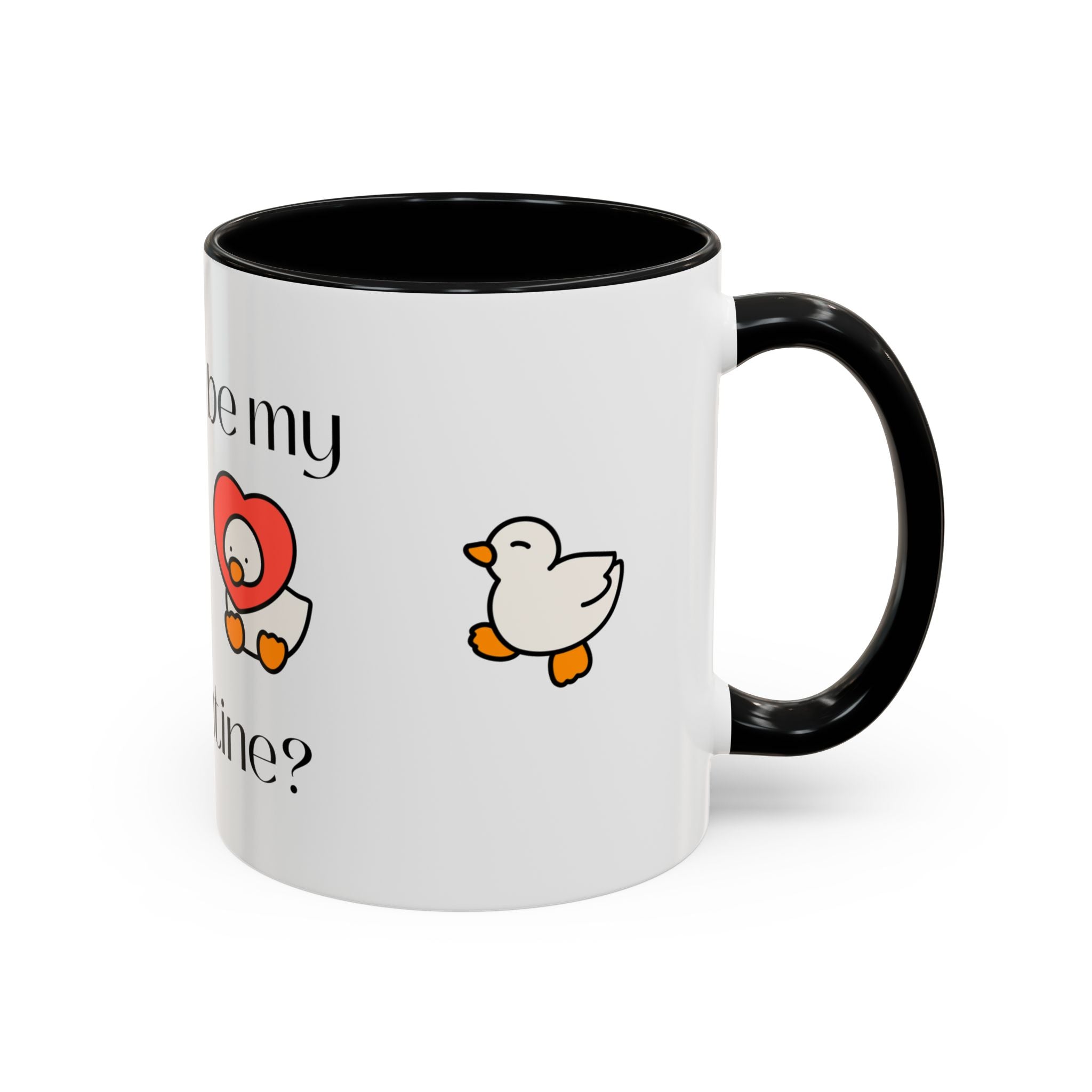 Duckentine Coffee Mug – "Will You Be My Duckentine?" Cute Valentine Gift